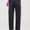 Retro jeans effetto schizzi vernice