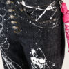 Dettaglio jeans effetto schizzi vernice